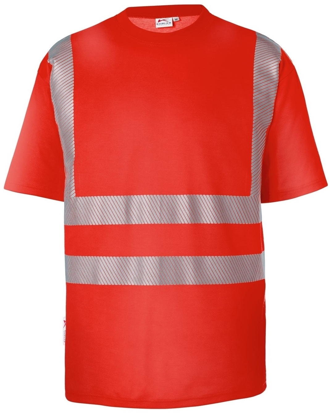 KÜBLER-Warnschutz, Warn-T-Shirt, REFLECTIQ, PSA 2, ca.180g/m², warnrot