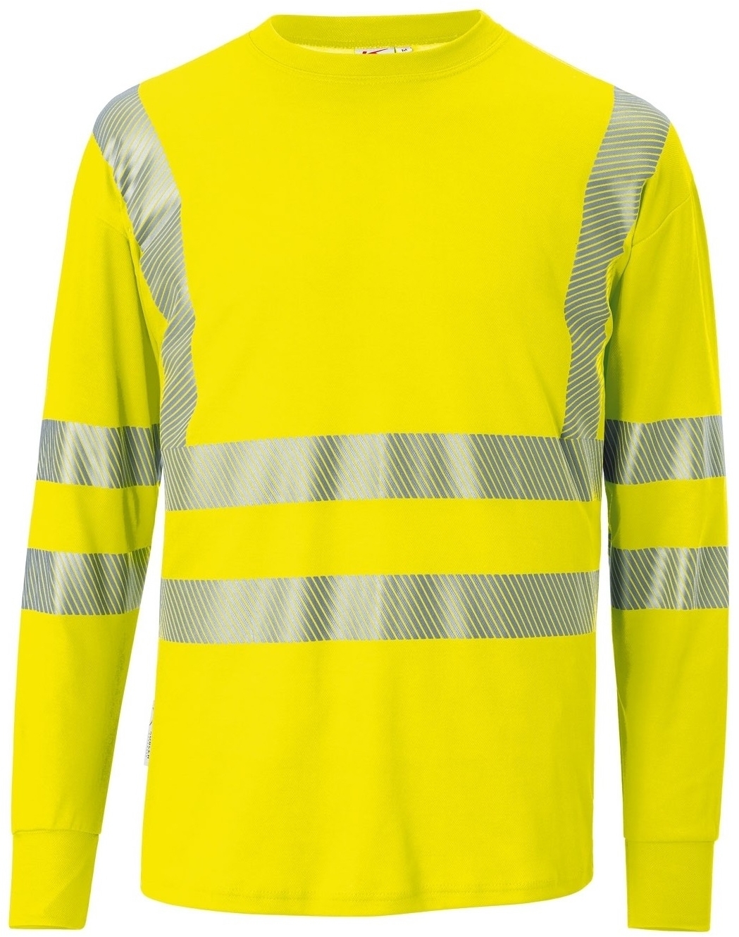 KÜBLER-Warnschutz, Warn-Langarmshirt, REFLECTIQ, PSA 2, ca.180g/m², warngelb
