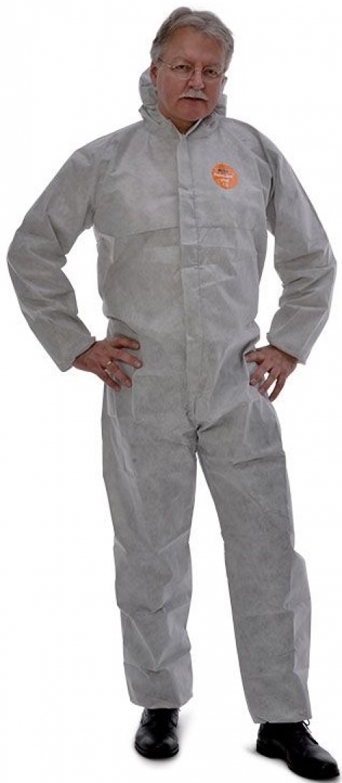 ZVG-zetDress Einwegschutz, Einweg-Overall, Schutzanzug, Einmal-Schutzoverall, Z2, PAINT-TEX PLUS, hellgrau, VE = 25 Stück (einzeln v.)