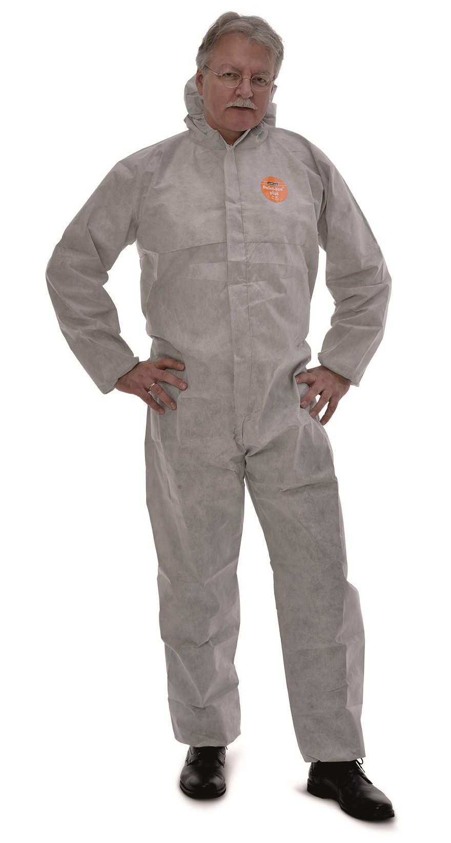 ZVG-zetDress Einwegschutz, Einweg-Overall, Schutzanzug, Einmal-Schutzoverall, Z2, PAINT-TEX PLUS, hellgrau, VE = 25 Stück (einzeln v.)