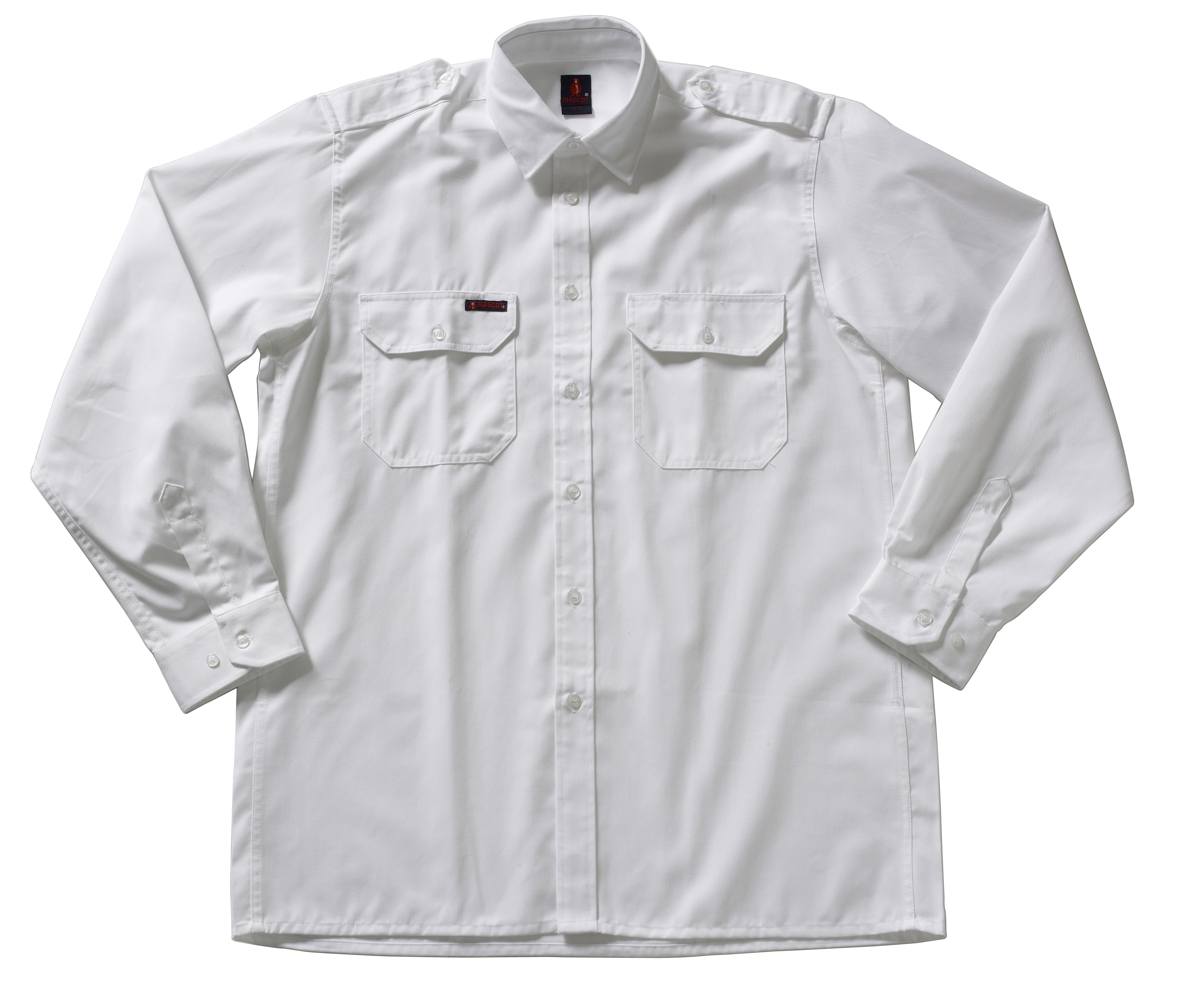 MASCOT Arbeitshemd Berufshemd Flanell Hemd Detroit CLASSIC 1 1 Arm weiß