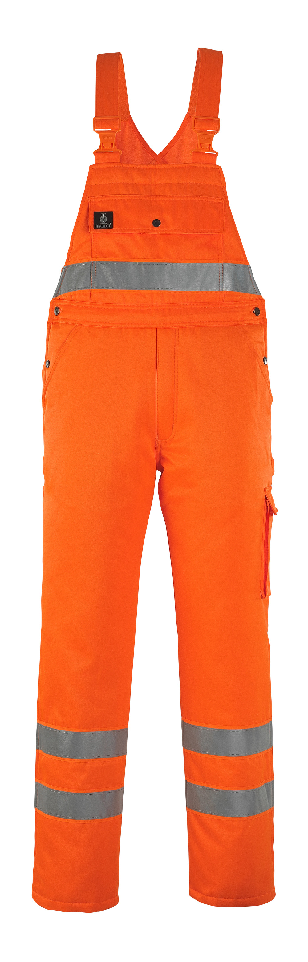 Gr.XL MASCOT-Workwear, Warnschutz-Winterlatzhose, Antarktis, SAFE ARCTIC, 300 g/m², orange
