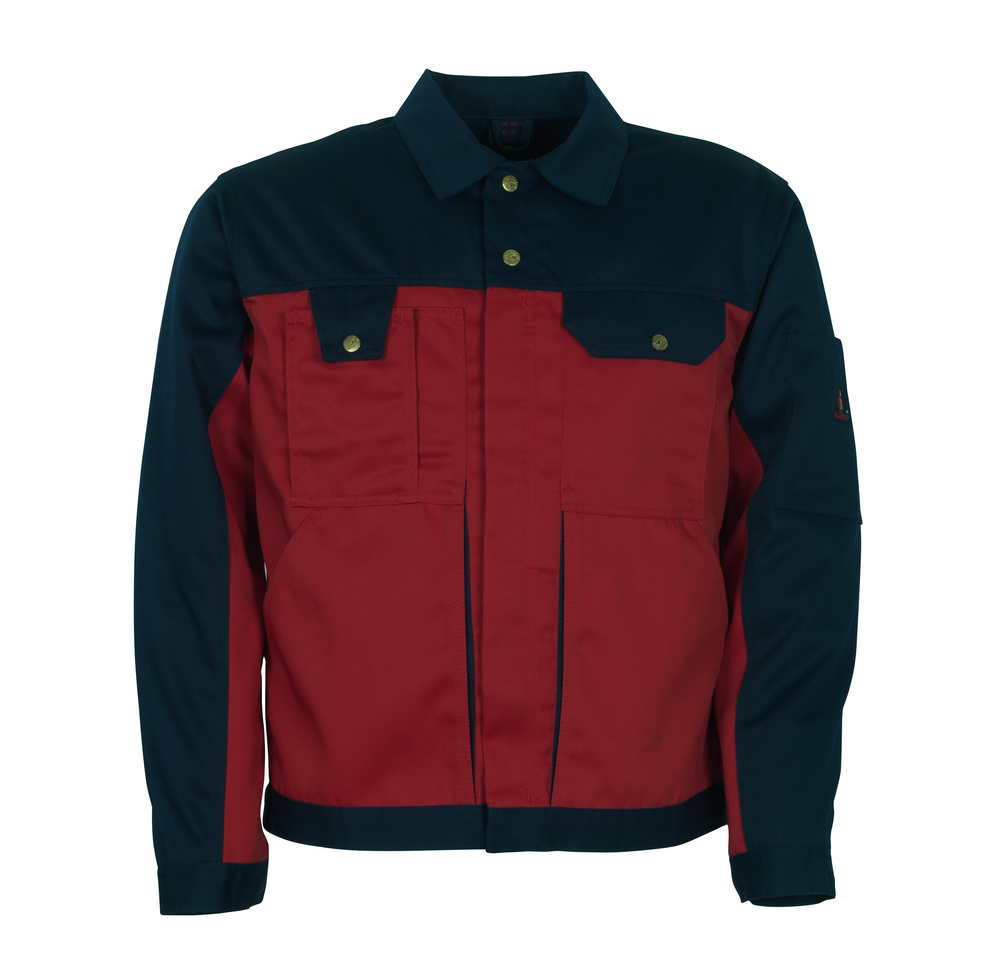 Gr.52 MASCOT-Workwear-Bundjacke, Arbeits-Berufs-Jacke, COMO, MG310, rot/marine