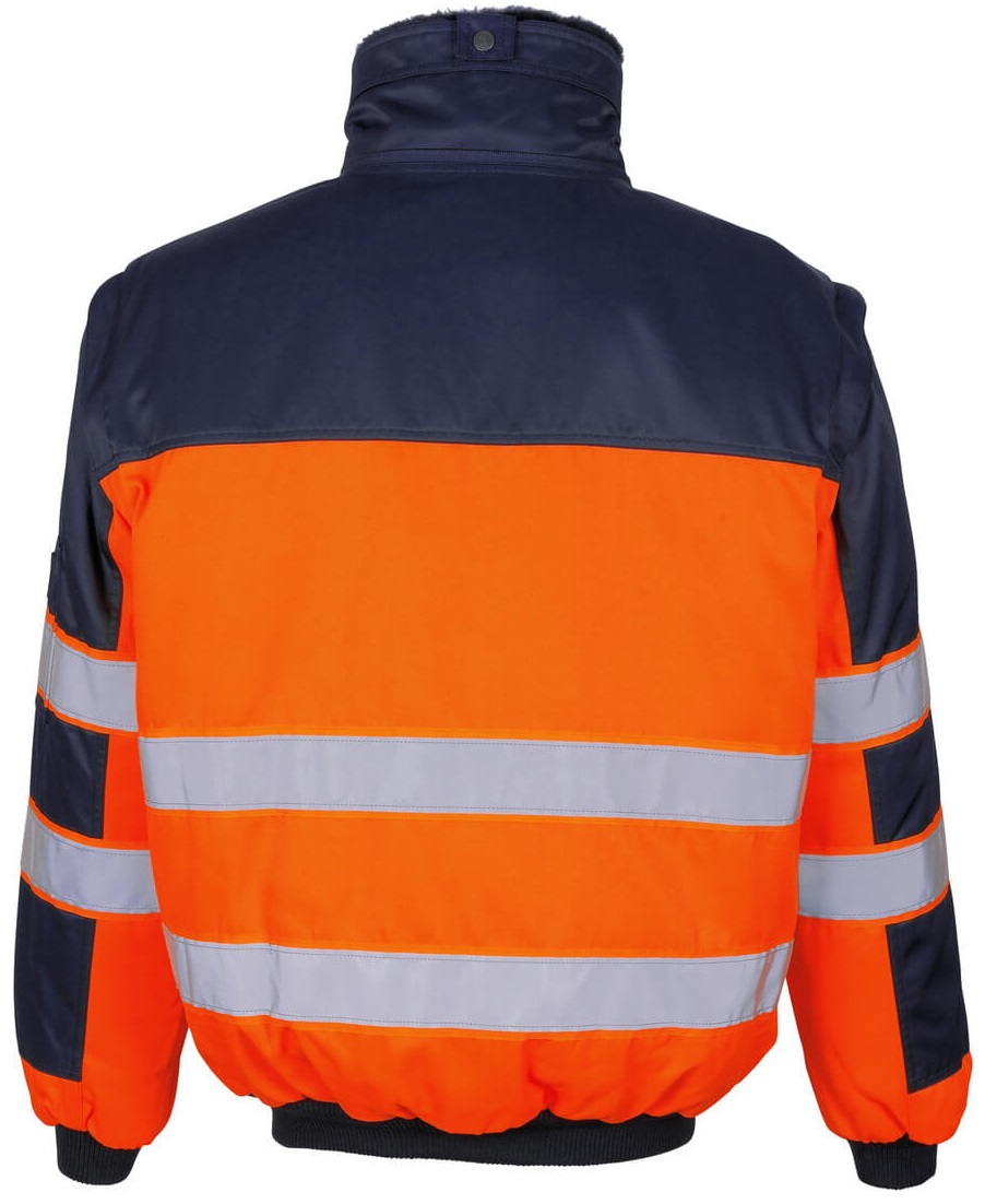 MASCOT-Warnschutz, Multifunktions-Warn-Jacke, Safe Image, Livigno, 300 g/m², orange/marine