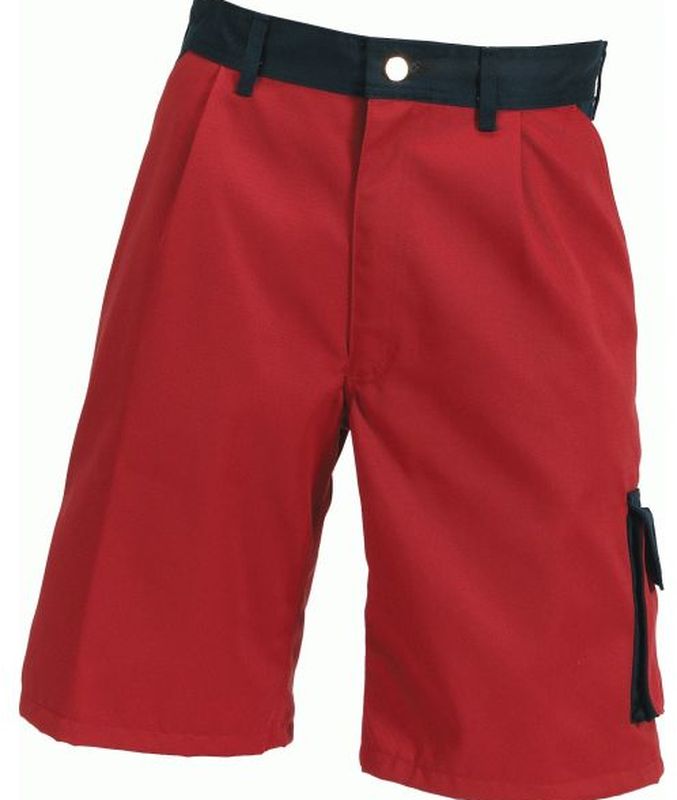 MASCOT Arbeits-Berufs-Shorts, LIDO, MG310, rot/marine