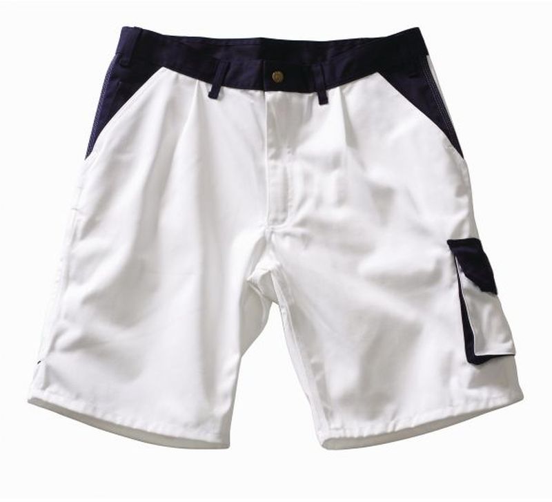 MASCOT-Workwear-Arbeits-Berufs-Shorts, LIDO, MG310, weiß/marine