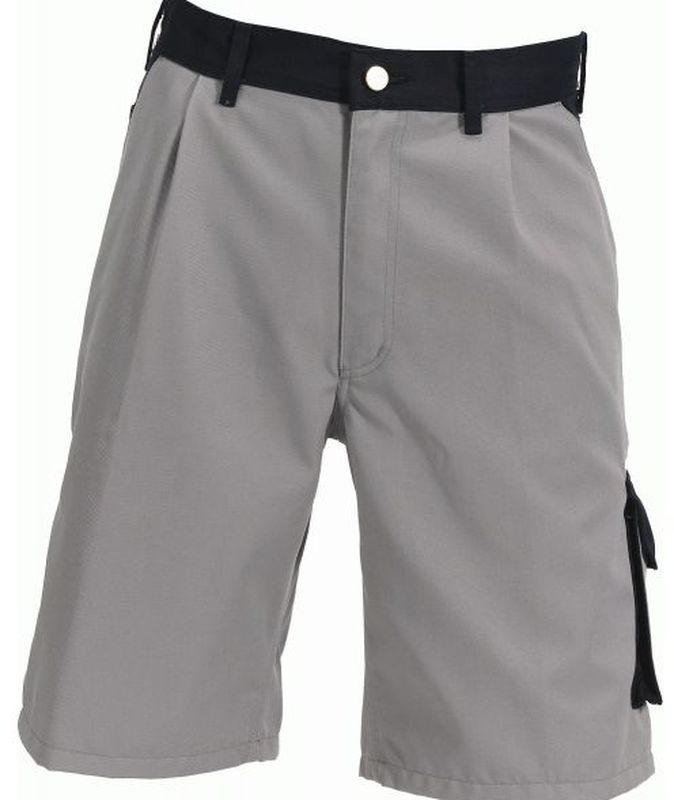 MASCOT Arbeits-Berufs-Shorts, LIDO, MG310, hellgrau/marine