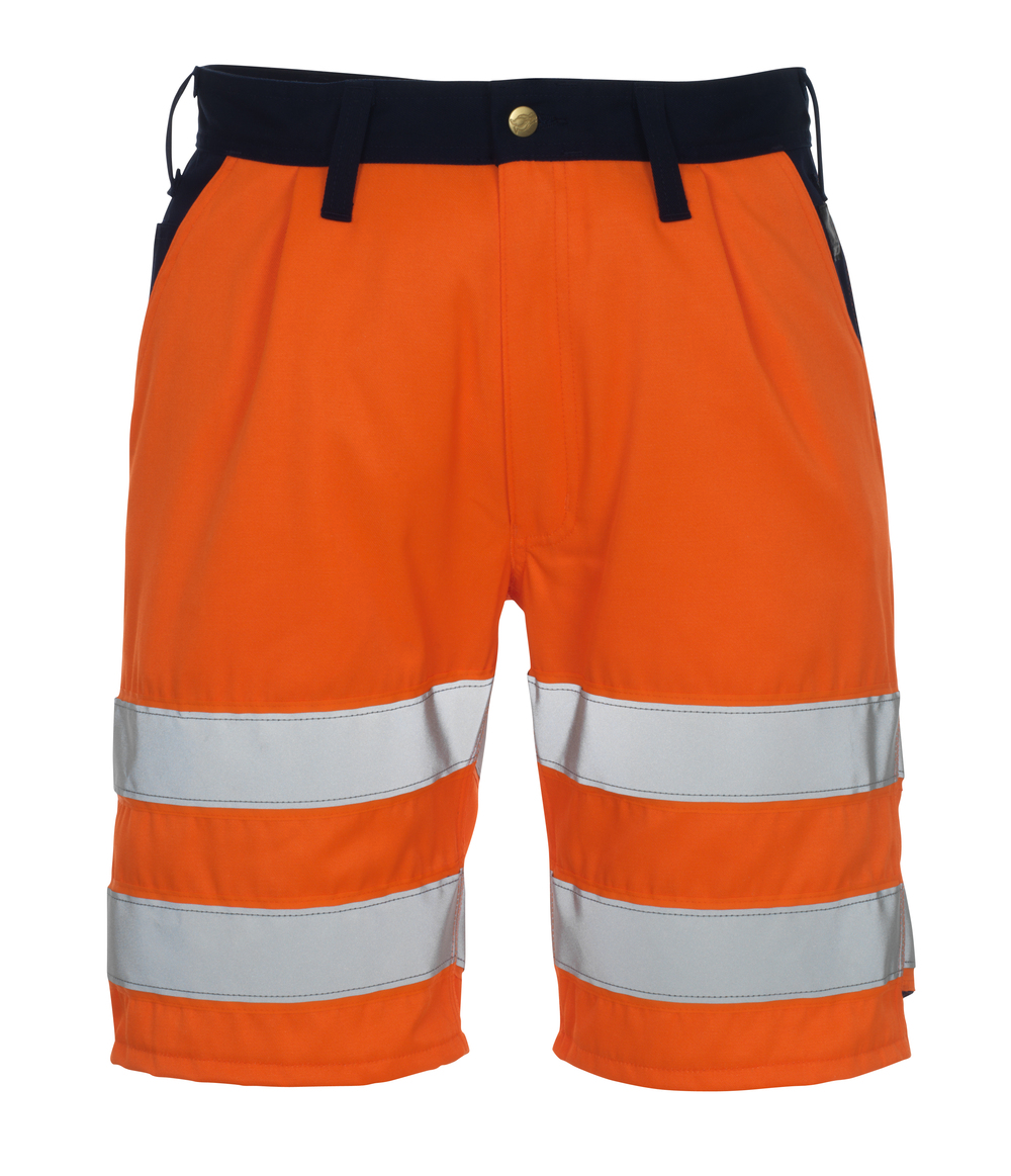 MASCOT-Workwear-Warn-Schutz-Arbeits-Shorts, LIDO, MG295, orange/marine