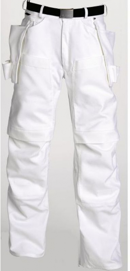 Gr.54 MASCOT Handwerkerhose, Arbeits-Berufs-Bund-Hose, LORCA, MG310, weiß