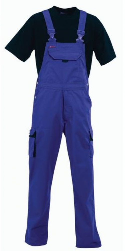 Gr.56 MASCOT Arbeits-Berufs-Latz-Hose, LONDRINA, BW355, kornblau/marine