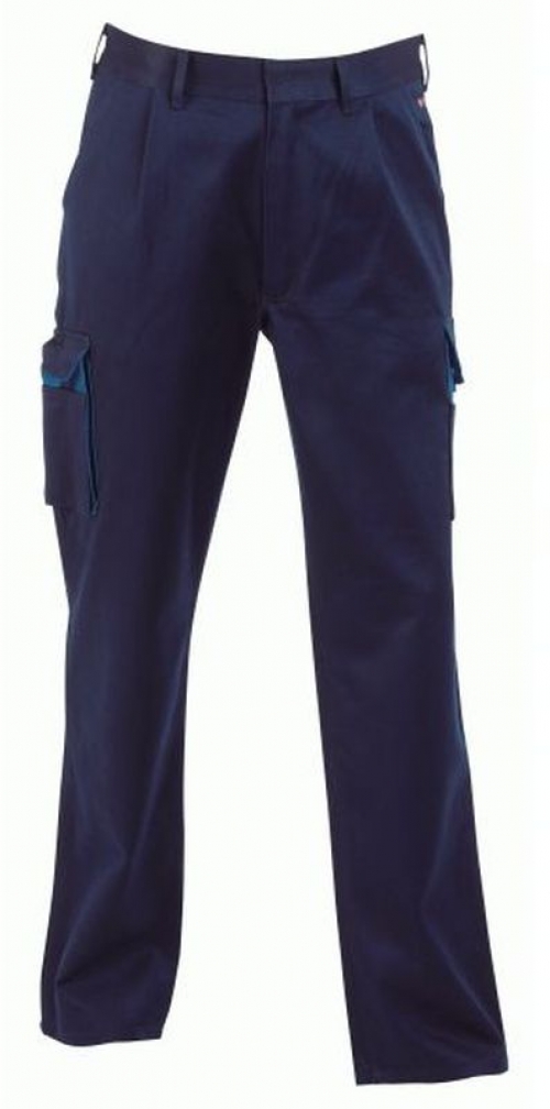 Gr.50 MASCOT Arbeitshose, BELMONTE, MG270, marine/kornblau