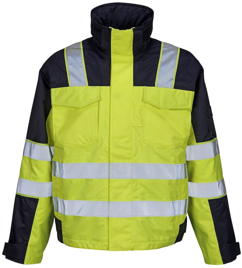 MASCOT-Warnschutz, Warn-Jacke, Safe Image, Genova, 240 g/m², gelb/marine