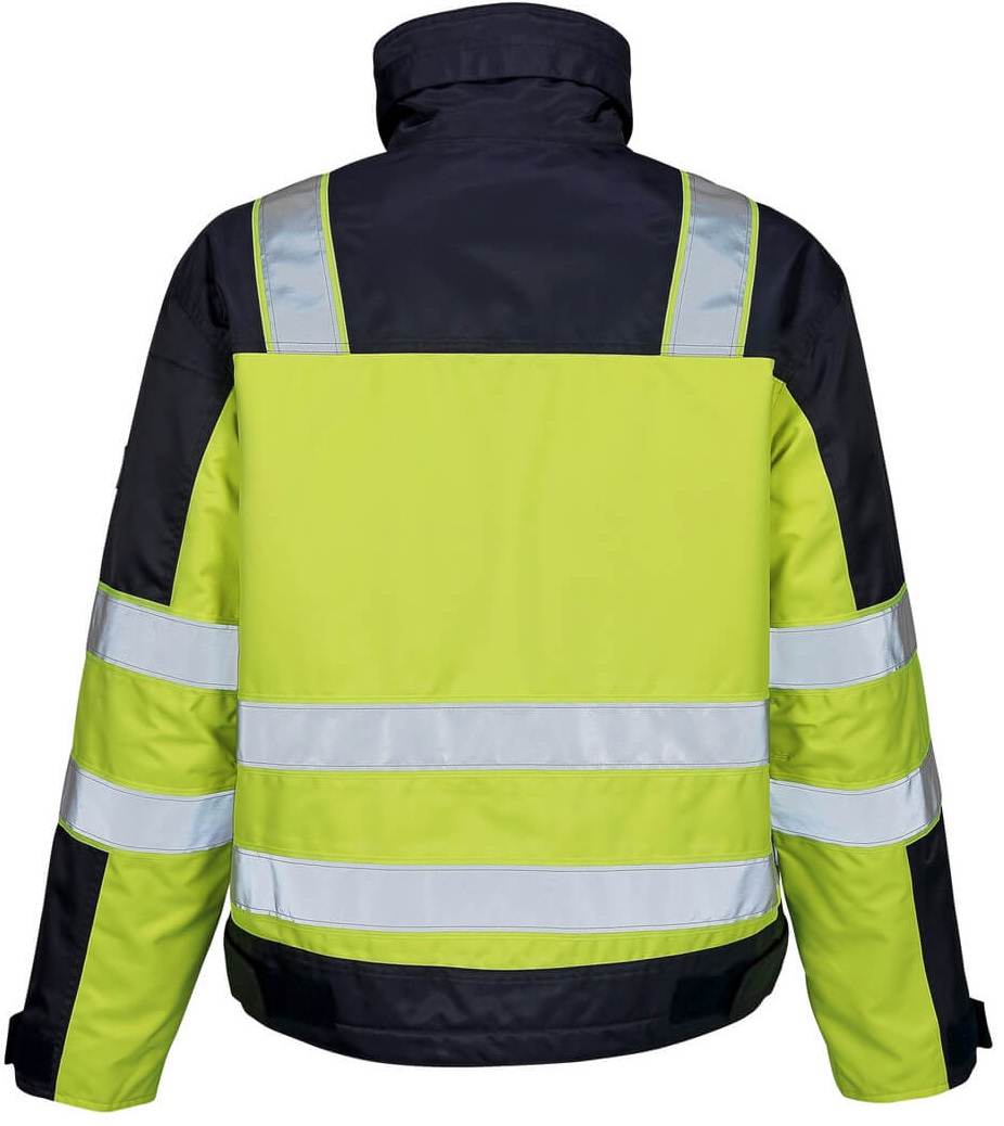 MASCOT-Warnschutz, Warn-Jacke, Safe Image, Genova, 240 g/m², gelb/marine