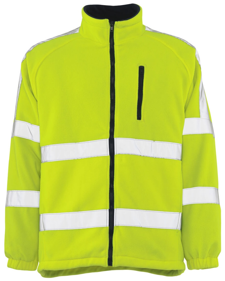 MASCOT-Warnschutz, Fleece-Warn-Jacke, Salzburg, Safe Arctic, 270 g/m², gelb