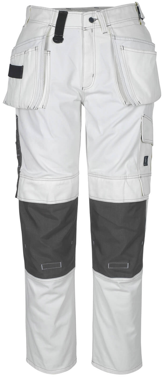 Gr.47 MASCOT-Workwear, Arbeits-Berufs-Bund-Hose, Atlanta, 82 cm, 355 g/m², weiß