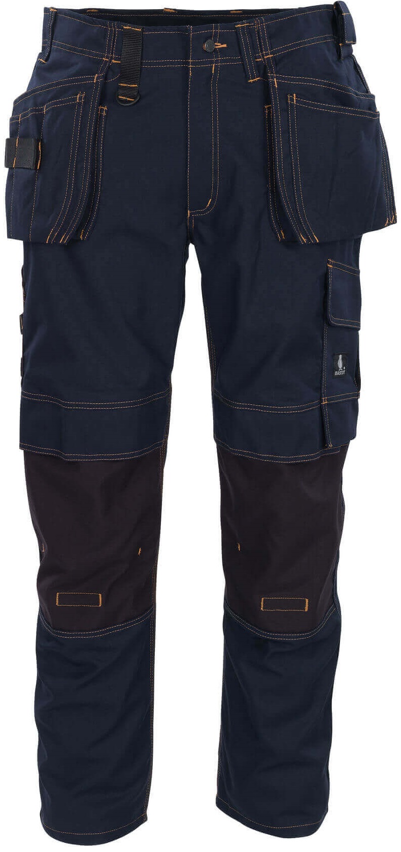 Gr.48 MASCOT-Workwear, Arbeits-Berufs-Bund-Hose, Almada, 82 cm, 310 g/m², schwarzblau