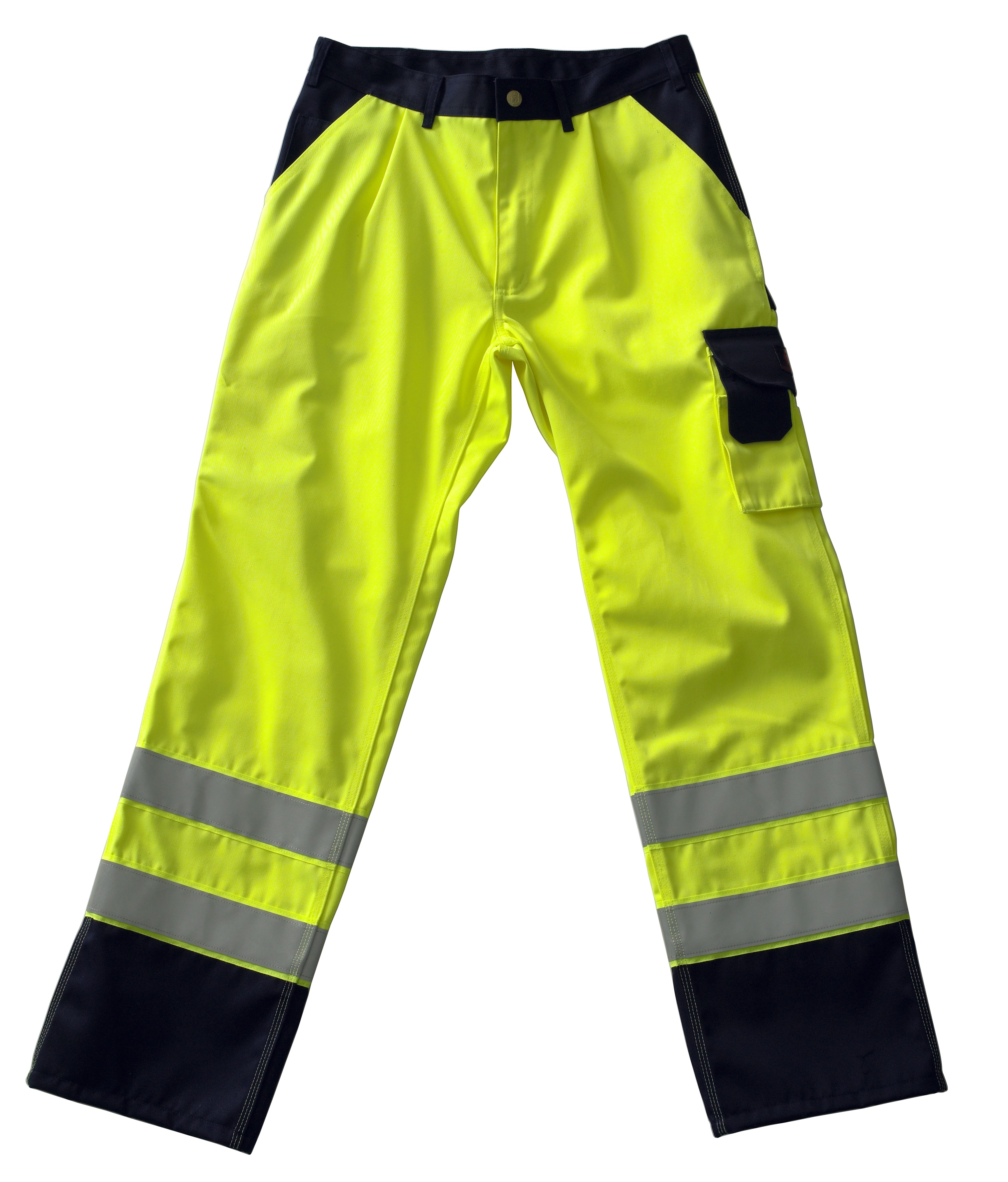 MASCOT Warnschutzhose Arbeitshose Warnschutz Warnkleidung Lenk SAFE IMAGE zweifarbig gelb marine 310 g