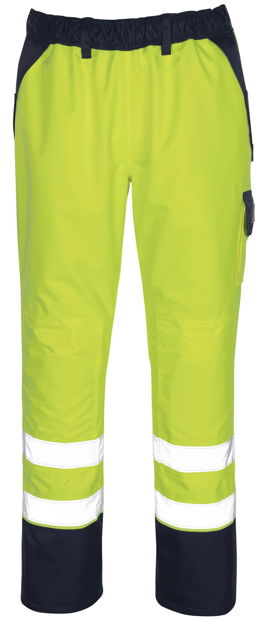 MASCOT-Warnschutz, Warn-Überziehhose, Linz, 240 g/m², gelb/marine