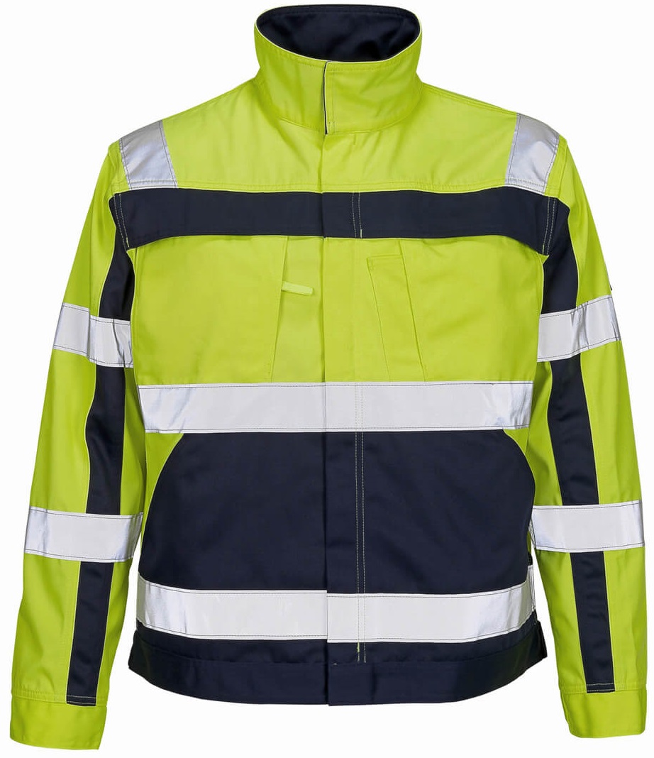 MASCOT-Warnschutz, Warn-Jacke, Cameta, Safe Compete, 310 g/m², gelb/marine