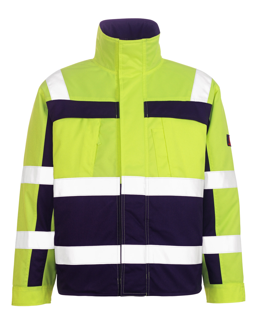 Gr.5XL MASCOT-Workwear-Warn-Schutz-Piloten-Arbeits-Berufs-Jacke, TIMON, gelb/marine