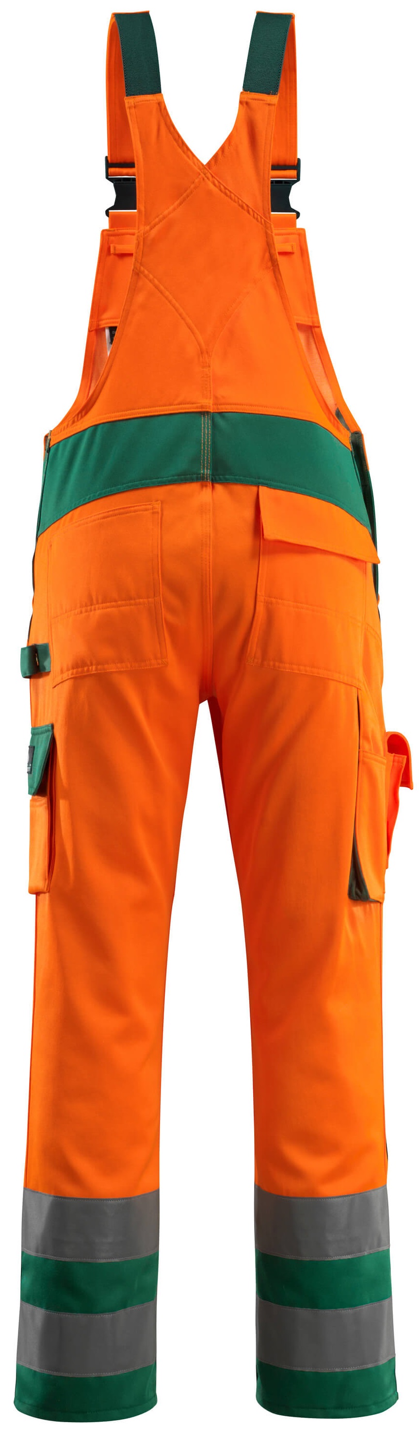 MASCOT-Warnschutz, Warn-Latzhose, Barras, 290 g/m², orange/grün