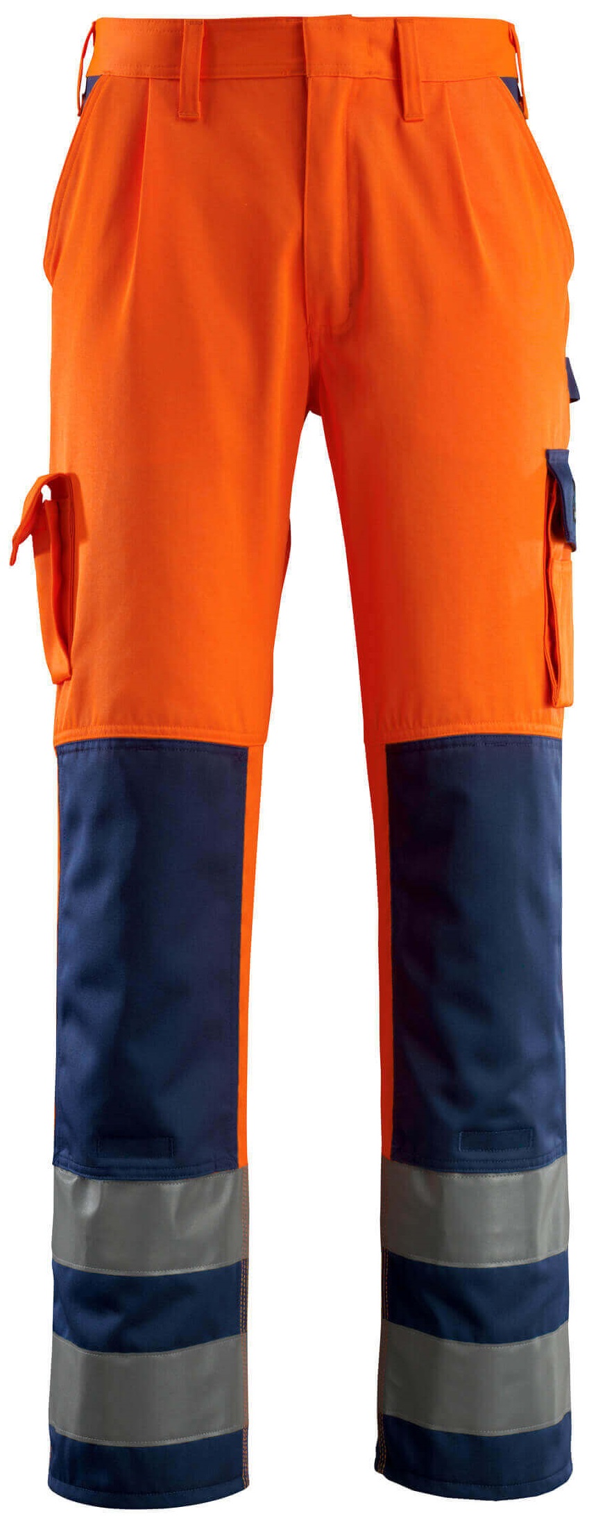 MASCOT-Warnschutz, Warn-Schutz-Arbeits-Berufs-Bund-Hose, OLINDA, MG290, orange/marine