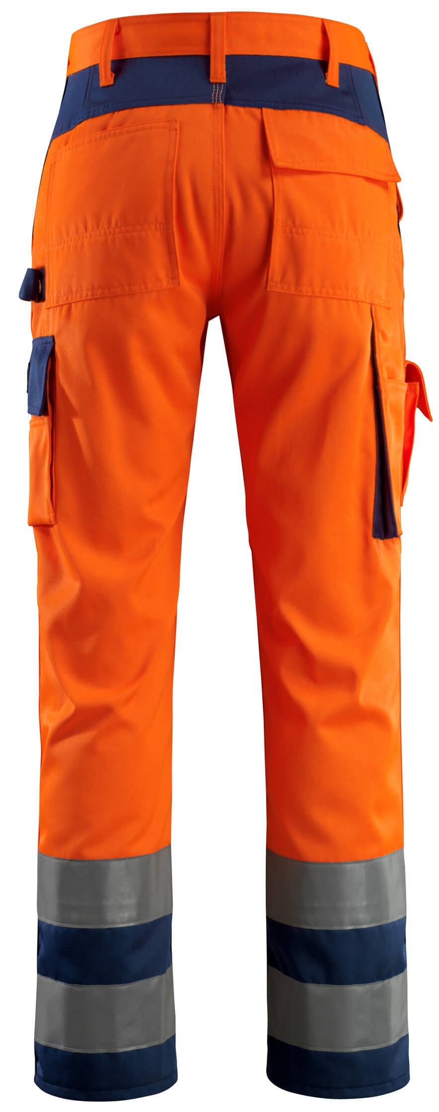MASCOT-Warnschutz, Warn-Schutz-Arbeits-Berufs-Bund-Hose, OLINDA, MG290, orange/marine