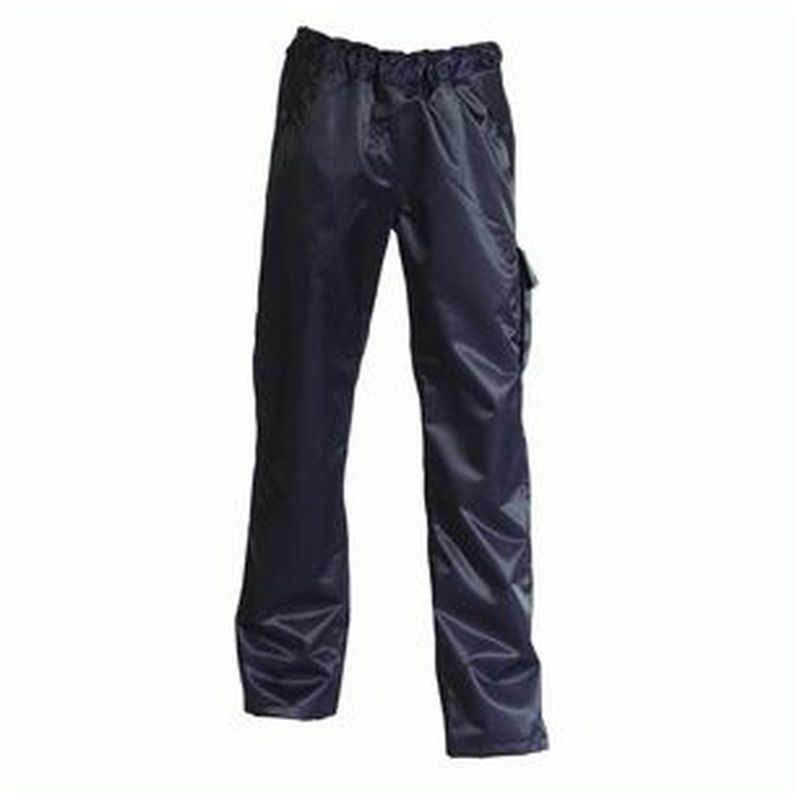 Gr.L MASCOT Regen-Nässe-Wetter-Schutz-Überzieh-Bund-Hose, WOLFURT, marine