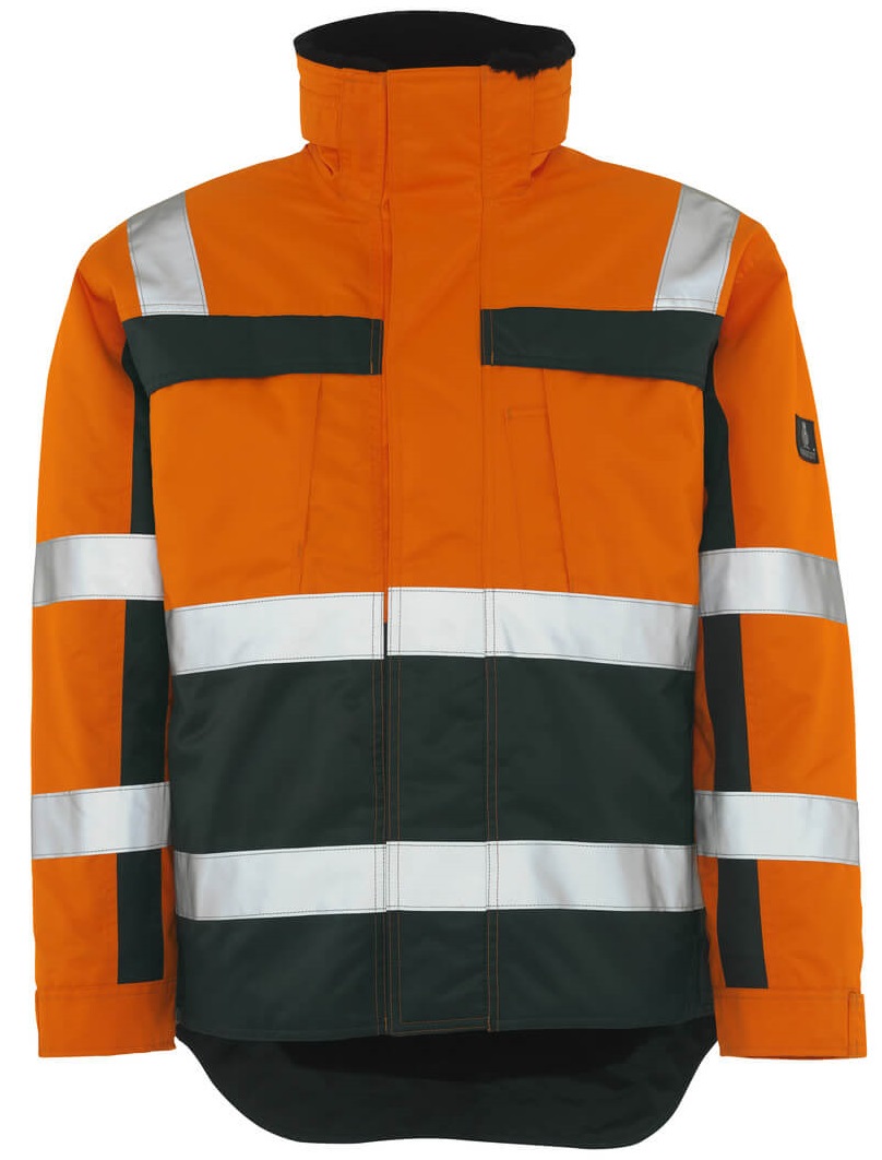 MASCOT-Warnschutz, Warn-Pilotjacke, Teresina, 240 g/m², orange/grün