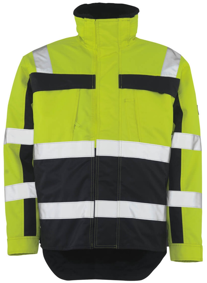 MASCOT-Warnschutz, Warn-Pilotjacke, Teresina, 240 g/m², gelb/marine