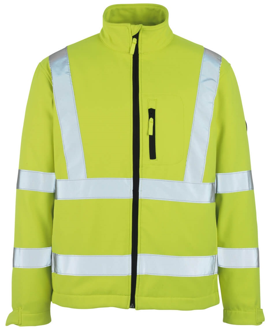 MASCOT-Warnschutz, Softshell-Warn-Jacke, Calgary, Safe Arctic, 365 g/m², gelb