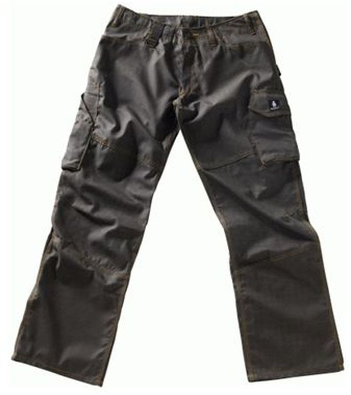 Gr.48 MASCOT Bundhose, Arbeits-Berufs-Hose, OVAR, MG270, dunkelanthrazit mit Druck