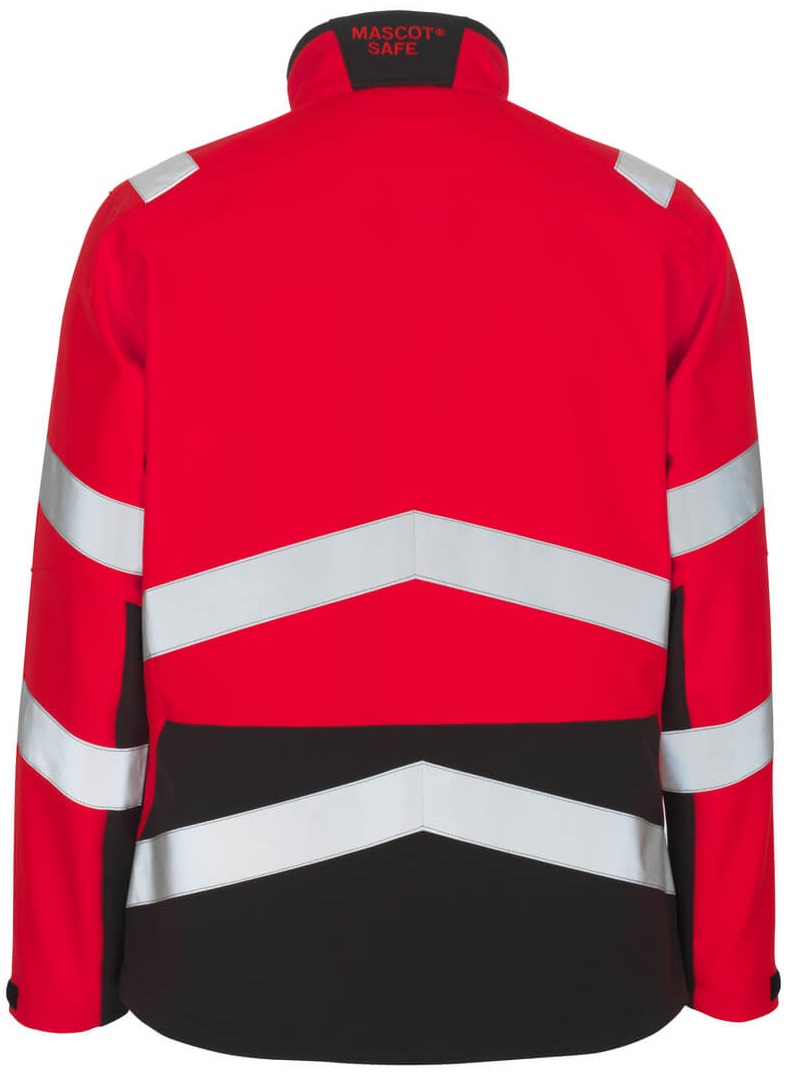 MASCOT-Workwear, Soft Shell Jacke, Antas,  360 g/m², rot/dunkelanthrazit