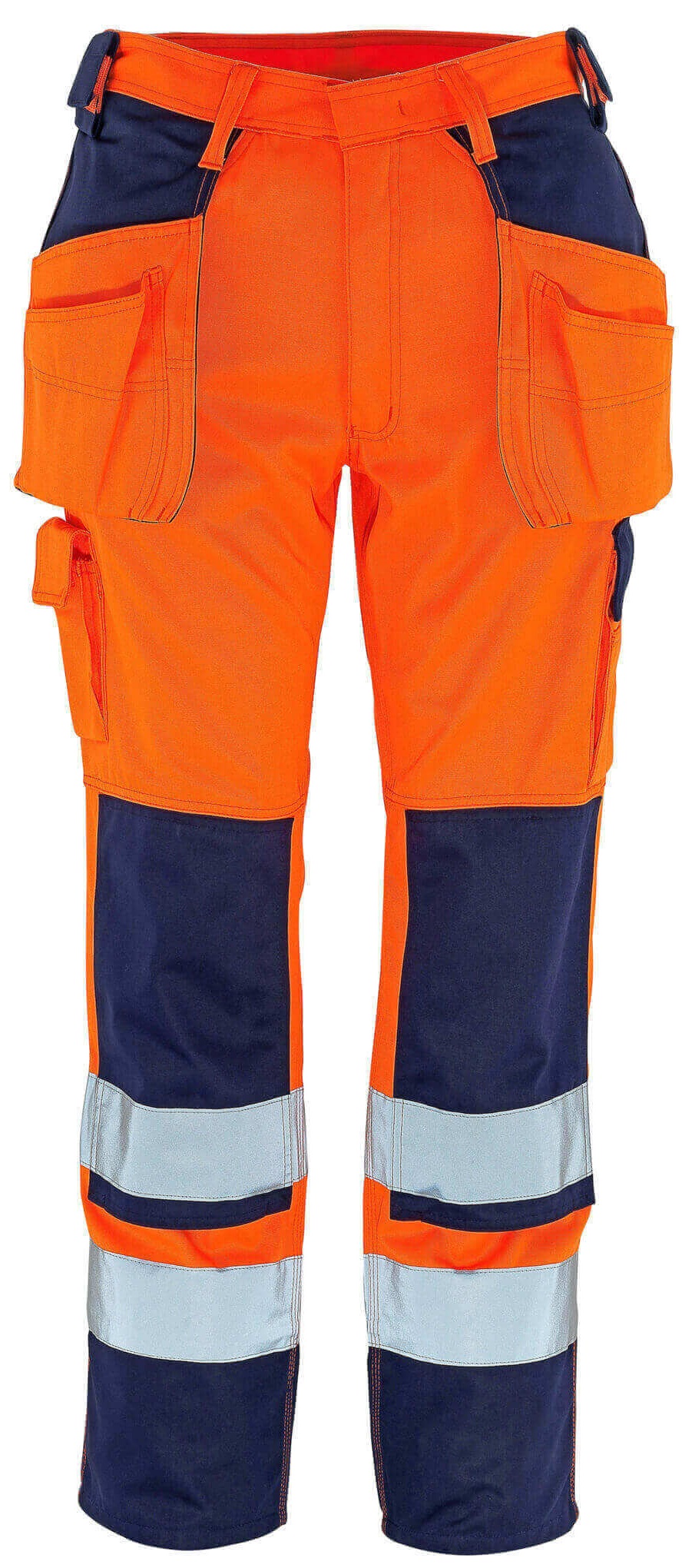 MASCOT-Warnschutz, Warn-Bund-Hose, Almas, 82 cm, 310 g/m², orange/marine
