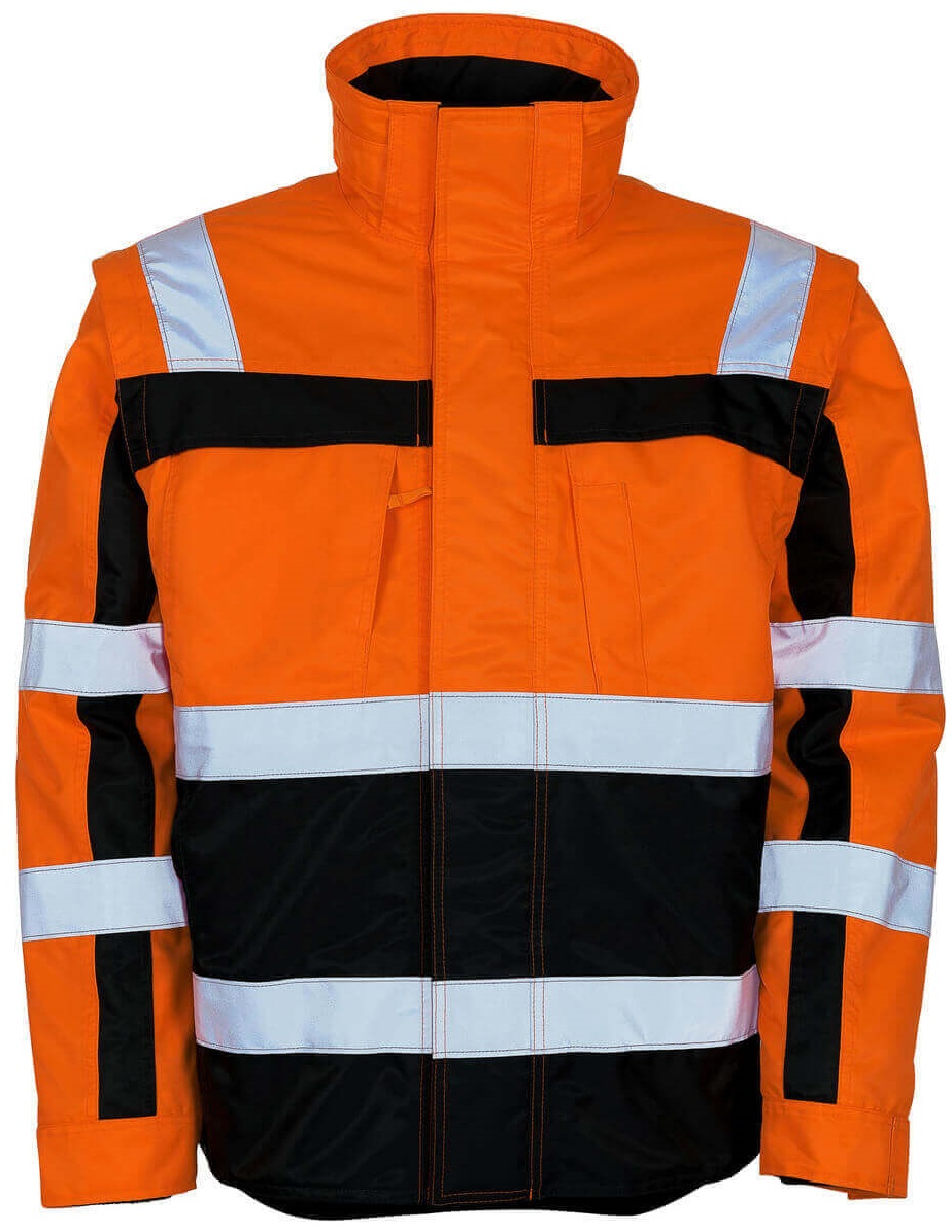 MASCOT-Warnschutz, Warn-Pilotjacke, Loreto, 240 g/m², orange/marine