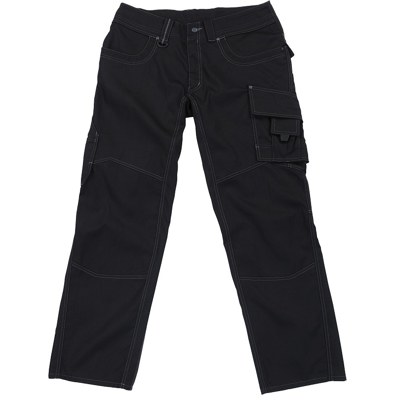 Gr.56 MASCOT-Workwear, Arbeits-Berufs-Bund-Hose, Arkansas, ROCKS, 90 cm, 340 g/m², schwarz