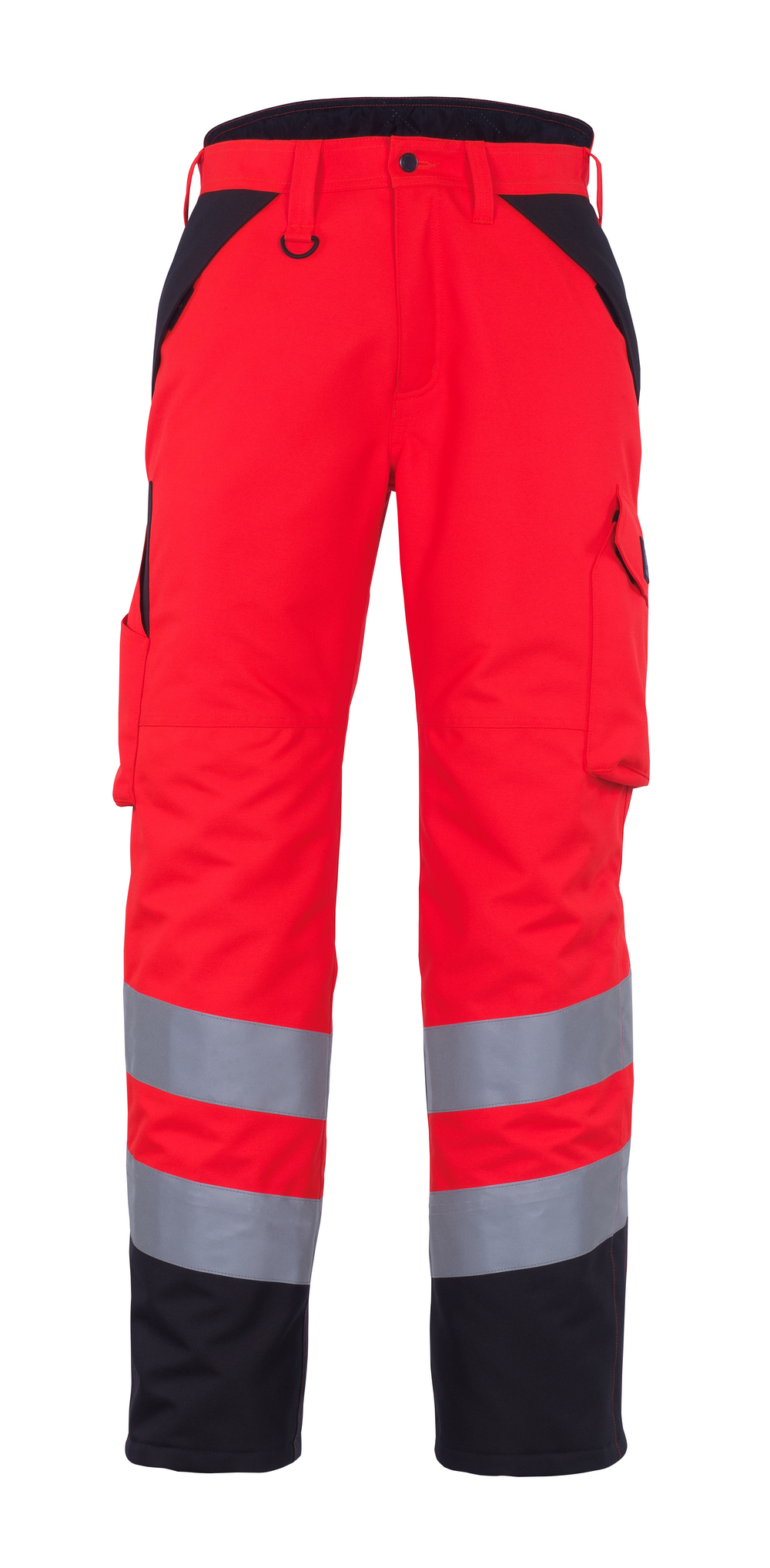 Gr.3XL MASCOT-Workwear-Warn-Schutz-Winter-Arbeits-Berufs-Bund-Hose, PALMELA, fluoreszierendes Rot/