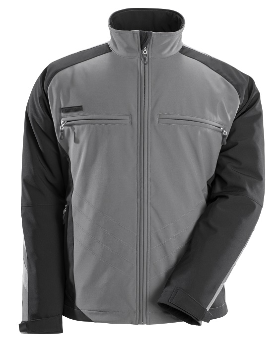 MASCOT-Kälteschutz, Soft-Shell-Jacke, Dresden, UNIQUE, 305 g/m², anthrazit/schwarz