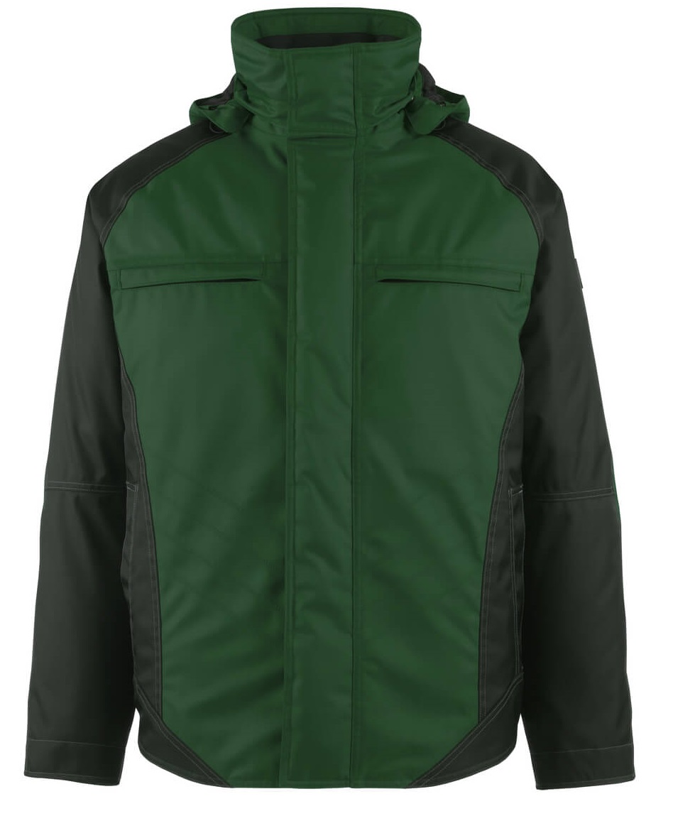MASCOT-Kälteschutz, Winter-Pilotjacke, Frankfurt, UNIQUE, 255 g/m², grün/schwarz