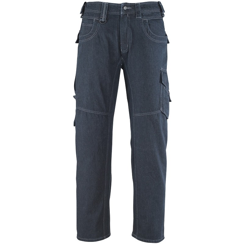 MASCOT-Workwear, Arbeits-Berufs-Jeans-Hose, Oakland, ROCKS, 82 cm, 400 g/m², denimblau