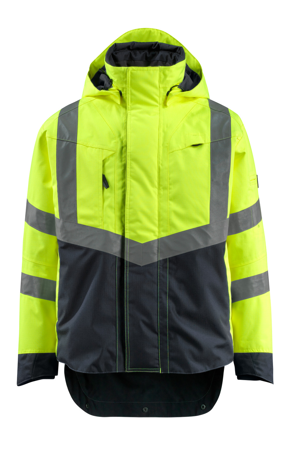 MASCOT-Warnschutz, Warn-Jacke, Harlow, Safe Supreme, 210 g/m², orange/schwarzblau