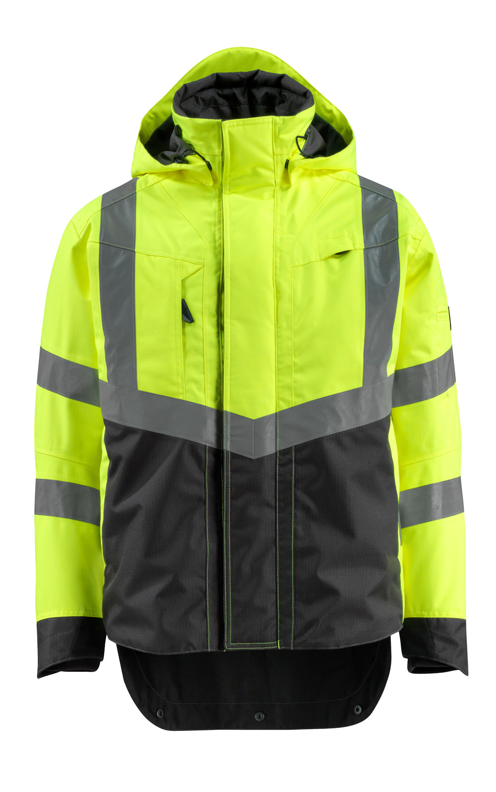 MASCOT-Warnschutz, Warn-Jacke, Harlow, Safe Supreme,  210 g/m², gelb/schwarz