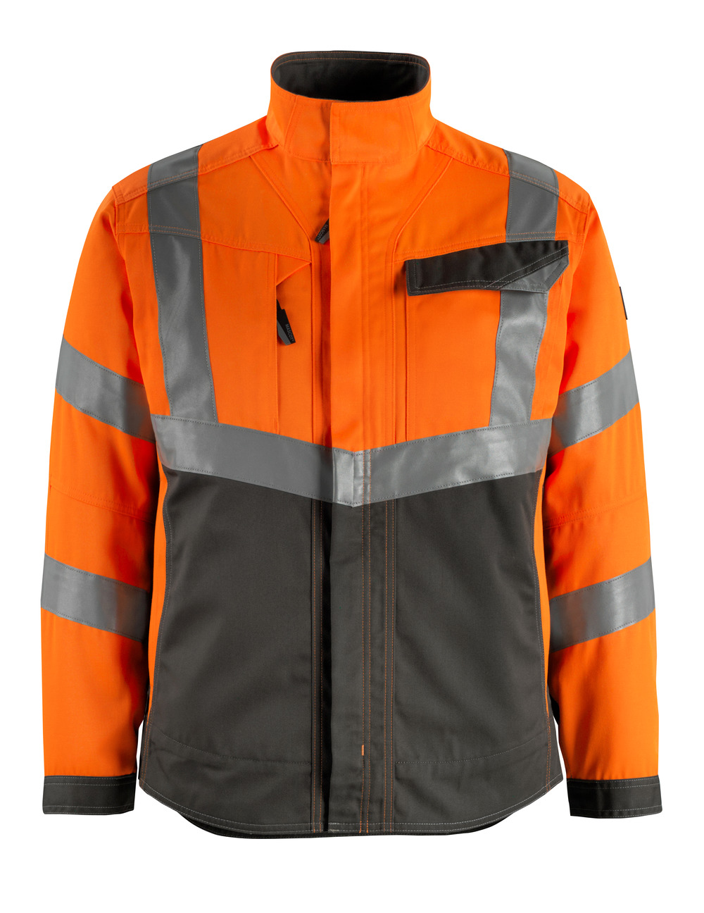 MASCOT-Warnschutz, Warn-Jacke, Oxford,  290 g/m², orange/dunkelanthrazit