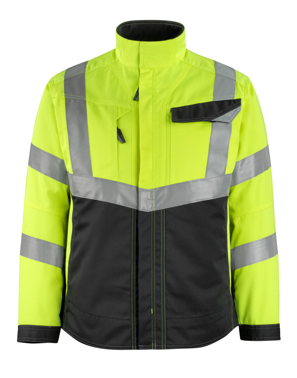 MASCOT-Warnschutz, Warn-Jacke, Oxford,  290 g/m², gelb/schwarz
