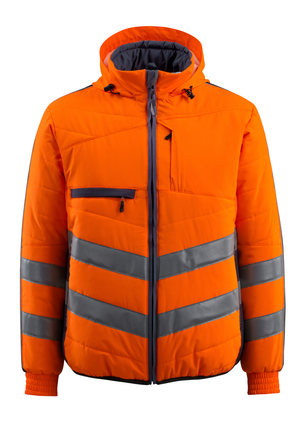 MASCOT-Warnschutz, Warn-Thermojacke, Dartford,  115 g/m², orange/schwarzblau
