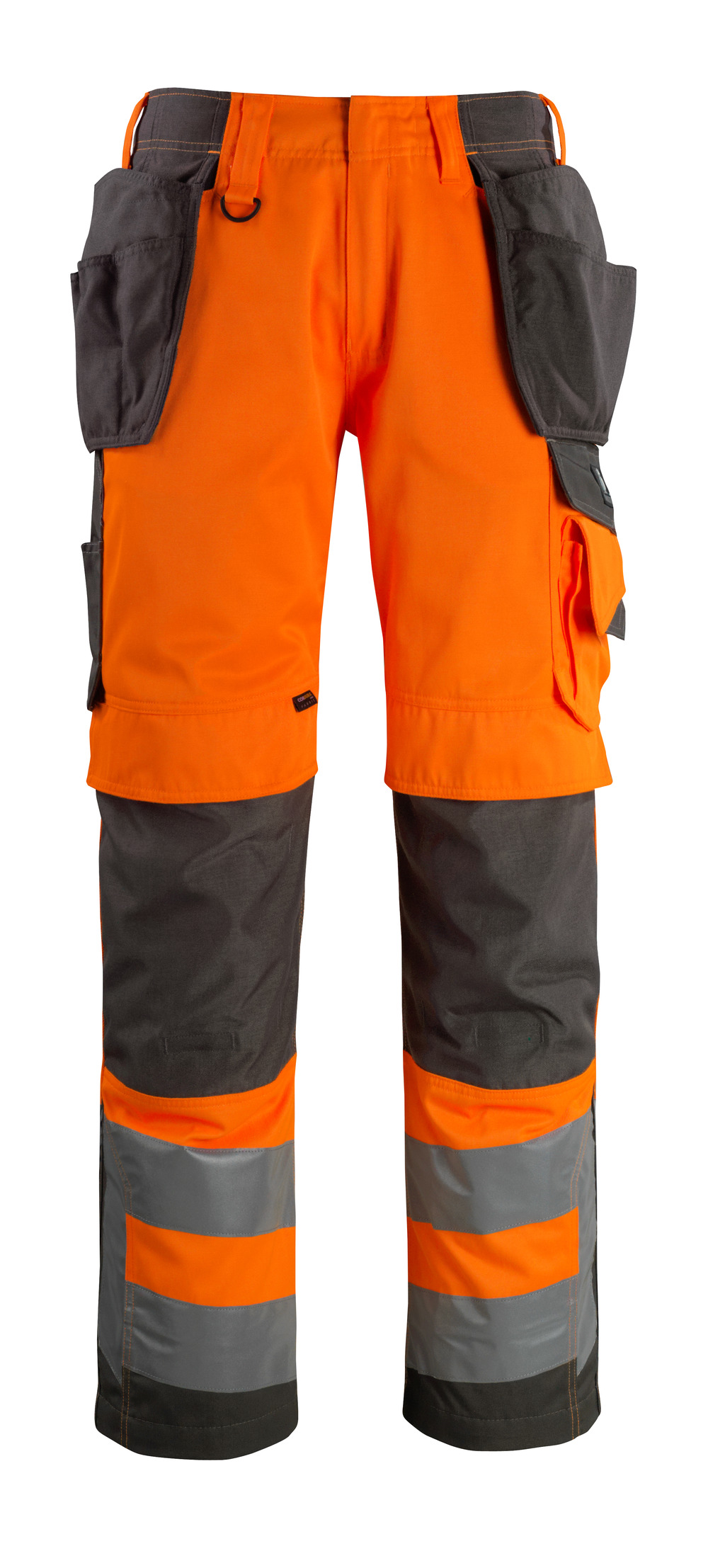 MASCOT-Warnschutz, Warn-Bund-Hose, Wigan, 290 g/m², orange/dunkelanthrazit