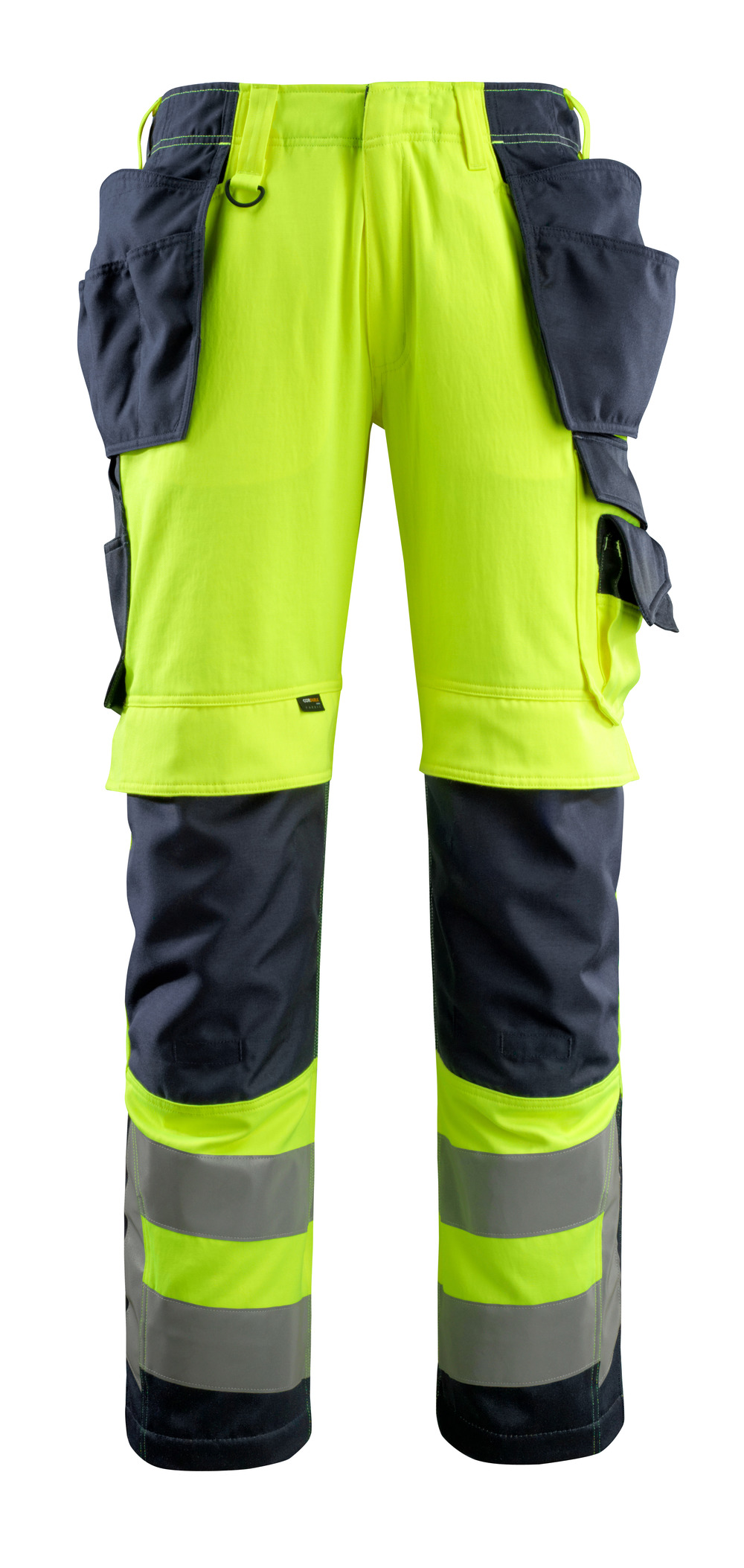 MASCOT-Warnschutz, Warn-Bund-Hose, Wigan, 290 g/m², gelb/schwarzblau