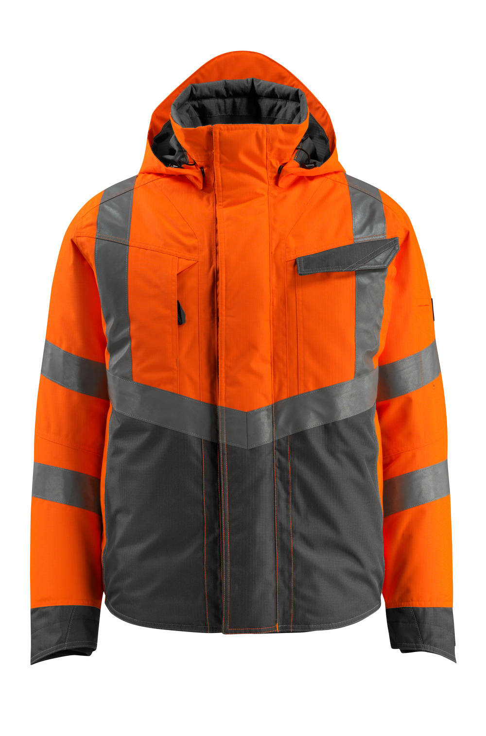 MASCOT-Warnschutz, Warn-Pilotenjacke, Hastings,  210 g/m², orange/dunkelanthrazit