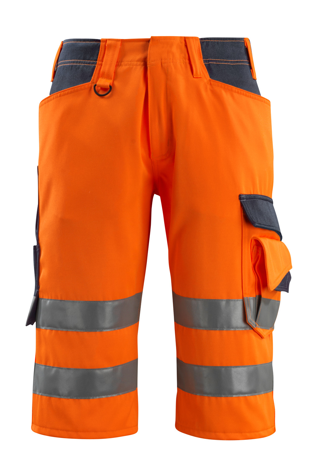 MASCOT-Warnschutz, Warn-Shorts, Luton,  290 g/m², orange/schwarzblau