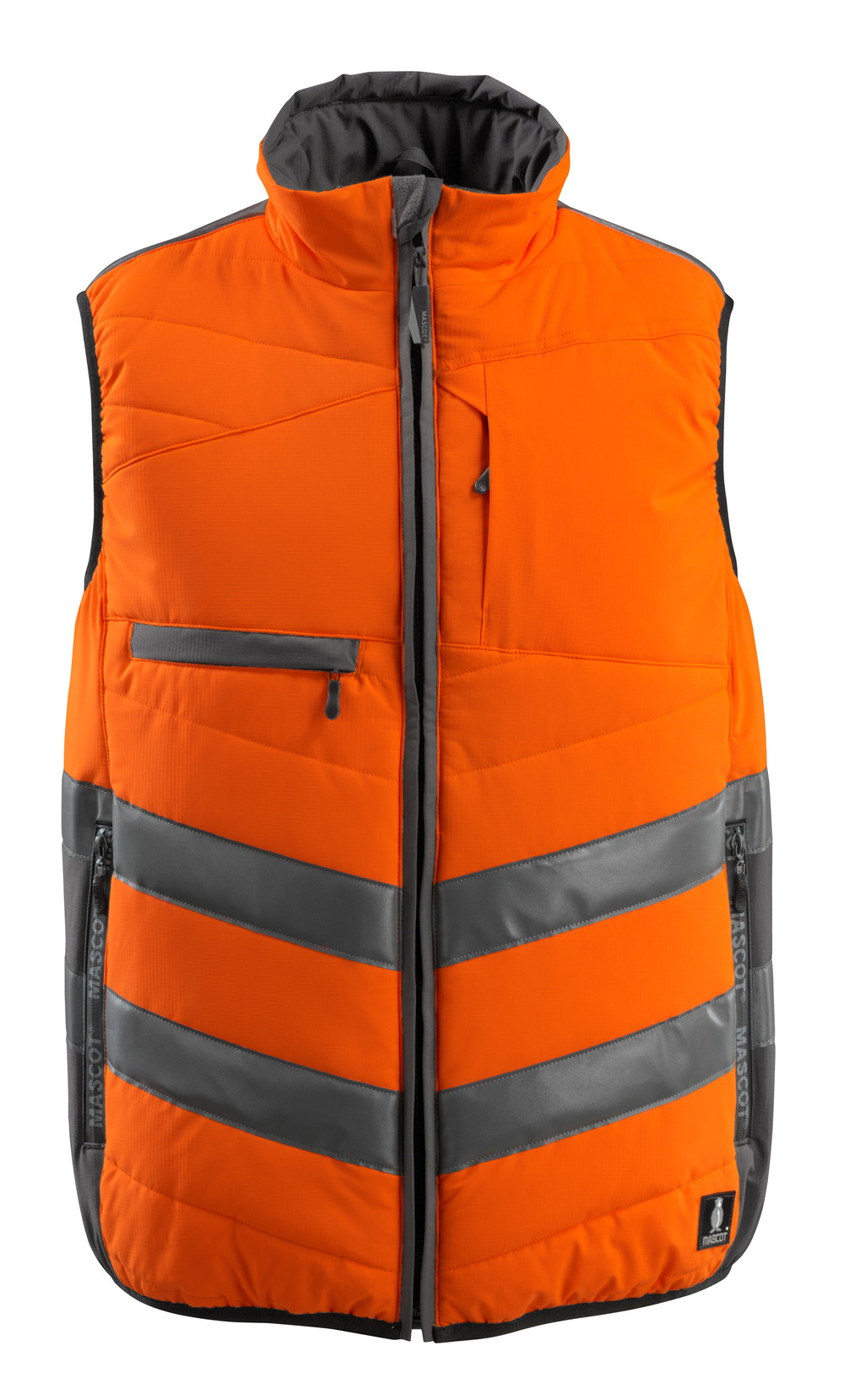 MASCOT-Warnschutz, Thermo-Warn-Weste, Grimsby, Safe Supreme, 115 g/m², orange/dunkelanthrazit